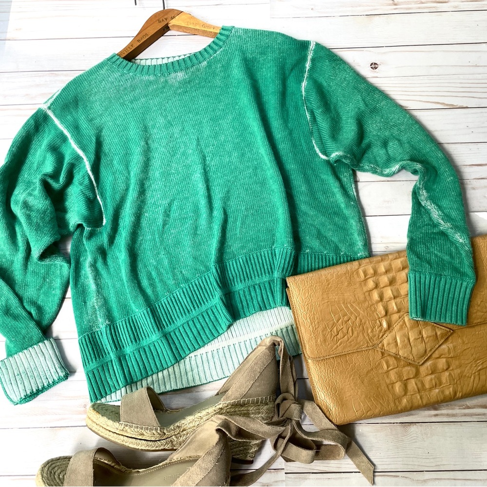 lululemon athletica Green Crewneck Sweater